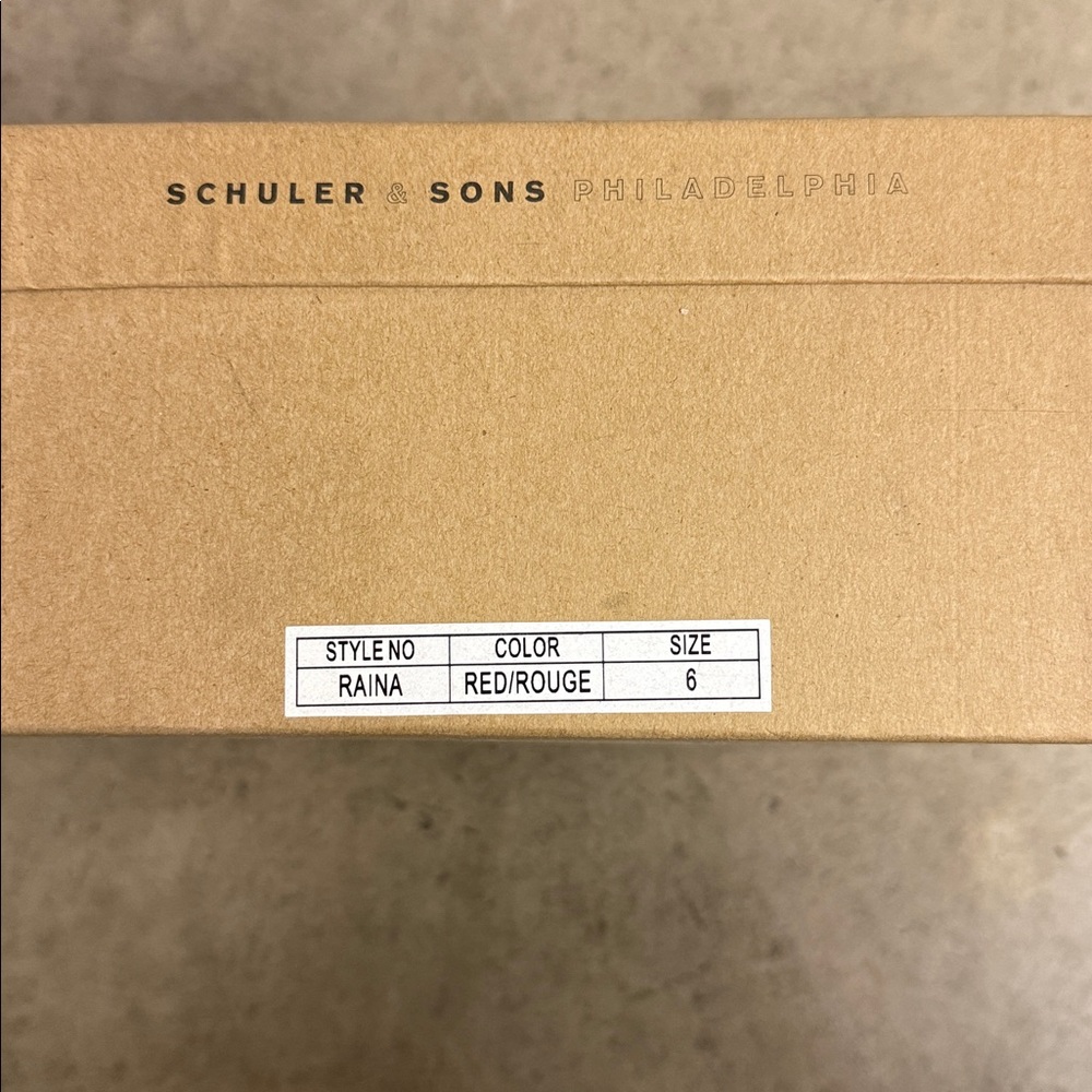 Brand new Schuler and sons Red Platform Sandals - Picture 8 of 8